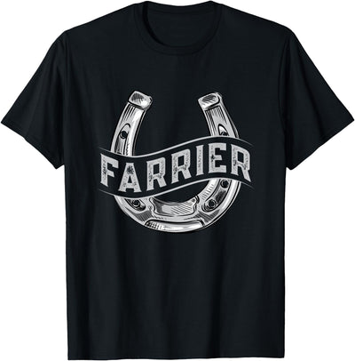 Farrier Gifts & Horse Shoer Hoof Trimming Apparel Blacksmith Horseshoe Horse Fitting T-Shirt