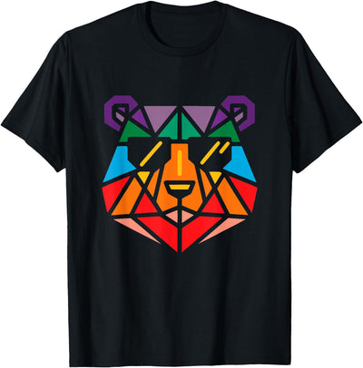 Gay Bear Pride LGBTQ Rainbow Flag Gay Pride Men Women T-Shirt
