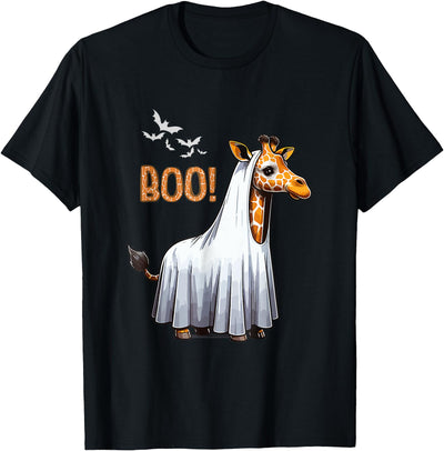 Cute Giraffe Boo Halloween Costume Zoo Lover T-Shirt