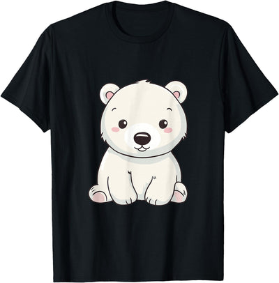 Polar Bears Shirts Cute Kawaii Polar Bears Lovers Gifts, White Bears T-Shirt