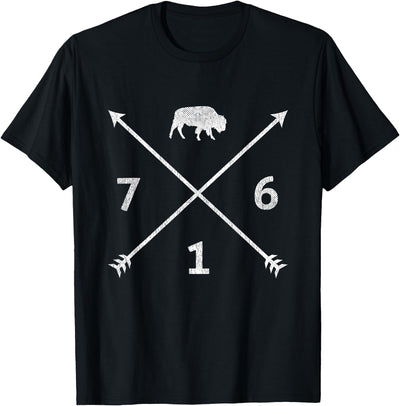 Buffalo Souvenirs Bflo Wny Code Buffalo New York 716 Area T-Shirt