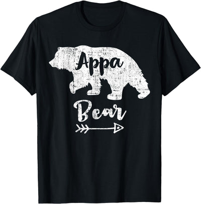 Mens Funny Appa Bear Father's Day T-Shirt