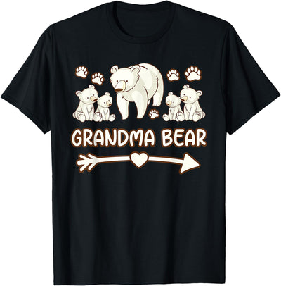 nana bear tshirt, grandma bear 4 cub tshirt mom T-Shirt