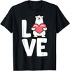 Cute Polar Bear Gifts And Tees I Love Polar Bears T-Shirt - Black