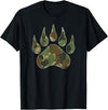 Camo Lover Camo Bear Claw Camouflage for Men Women T-Shirt - Black
