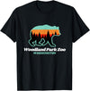 Retro Vintage WA Summer Camping & Hiking Souvenir Woodland Park Zoo Washington Tourist T-Shirt - Black