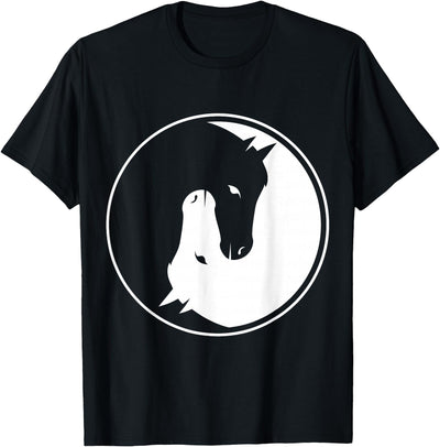Horse Tee Yin and Yang Horse T-Shirt for every horseman and rider! T-Shirt