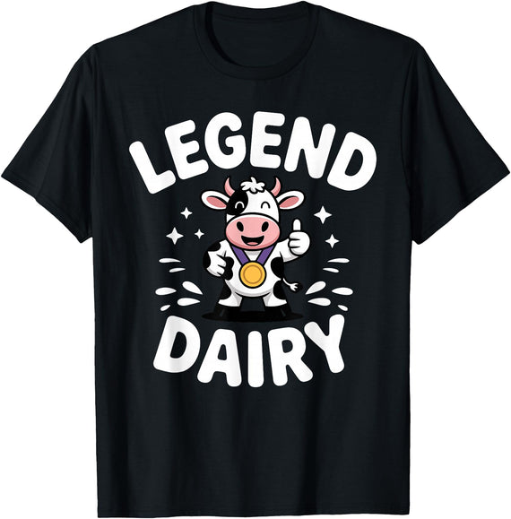Cow Gift Cow Lover Accessories Cattle Farmer Stuff Funny Cow Print Design for Men Women Dairy Farmer Cow Lover T-Shirt -