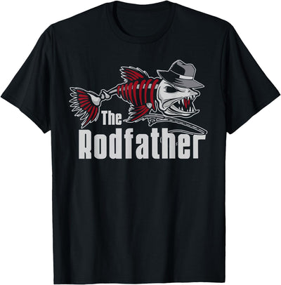 Unisex Adults - Black - Small - Short Sleeve - Classic Fit - Modern Classic - Fishing T-Shirt