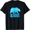 Wild Animal Alaska State Animal Polar Bear Ice Souvenir T-Shirt - Black