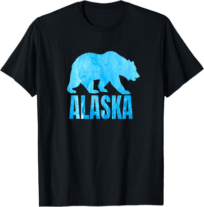 Wild Animal Alaska State Animal Polar Bear Ice Souvenir T-Shirt