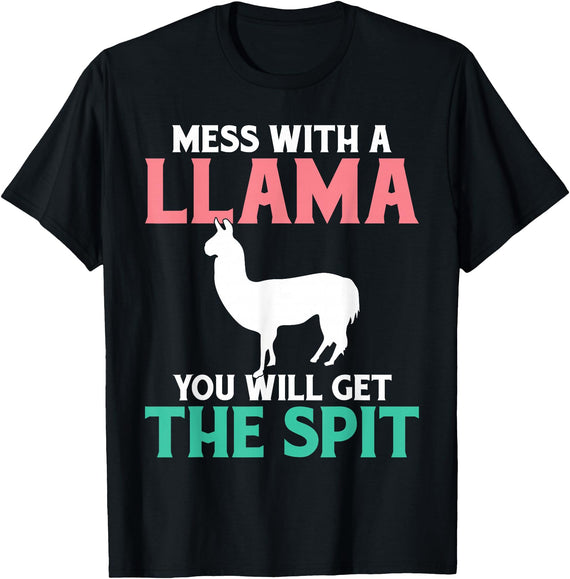 LLama Gifts & Accessories With a llama you get the spit alpaca llama T-Shirt - Black