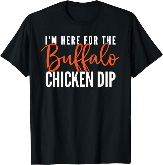 Bonafide Foodies Buffalo Chicken Dip Funny Foodie Gift T-Shirt - Black
