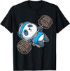 BCC Funny Panda Shirts & Panda Bear Gifts Panda Bear Gym Workout Training Bench Press Weight Lifting T-Shirt - Black