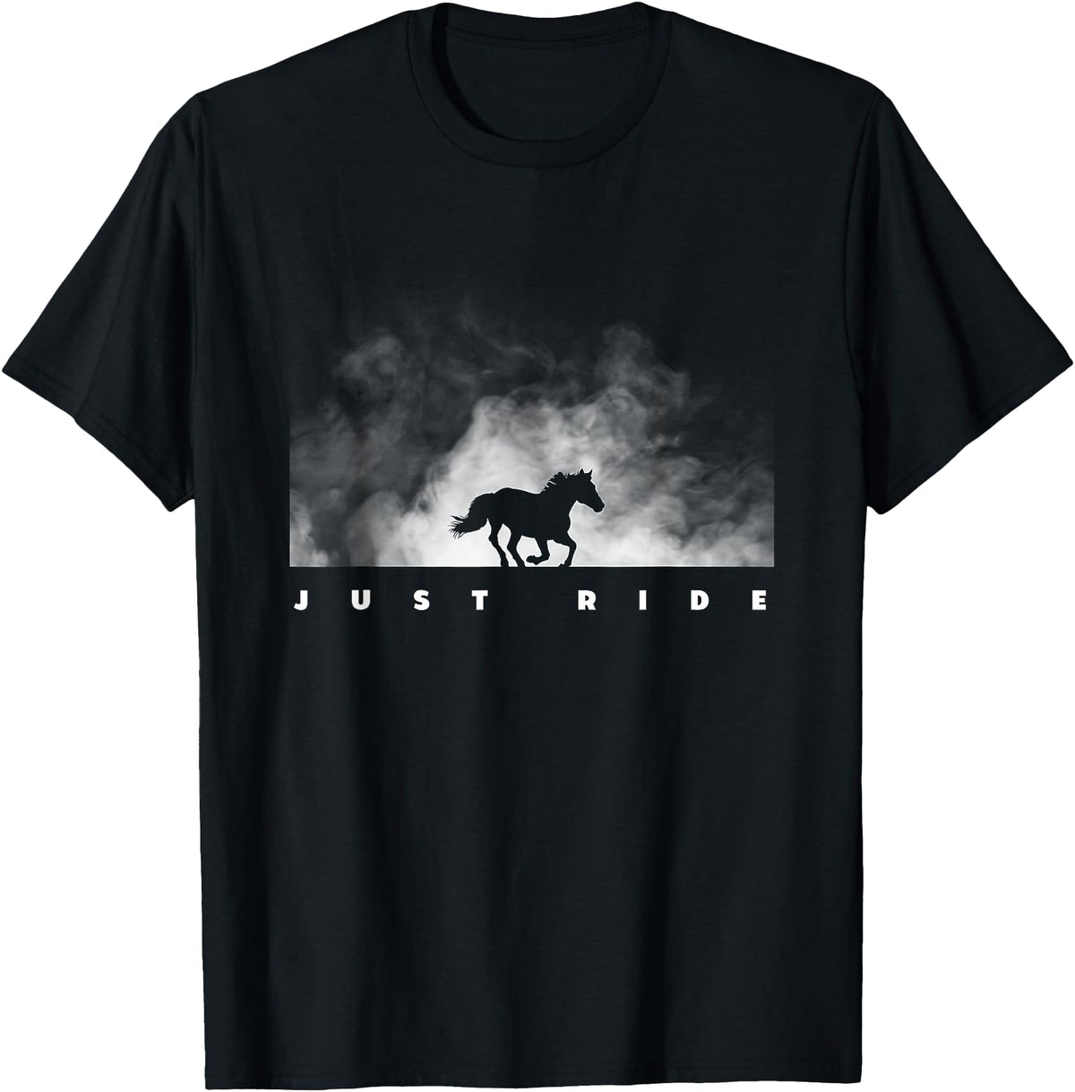 American Outdoor Apparel Horse Riding Apparel - Horse T-Shirt - Black