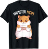 Women's Hamster Mom Hammy Girls T-Shirt - Black