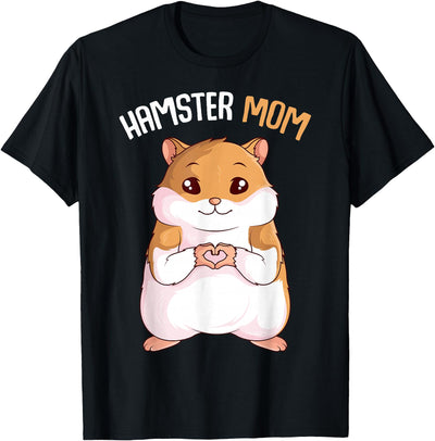 Women's Hamster Mom Hammy Girls T-Shirt