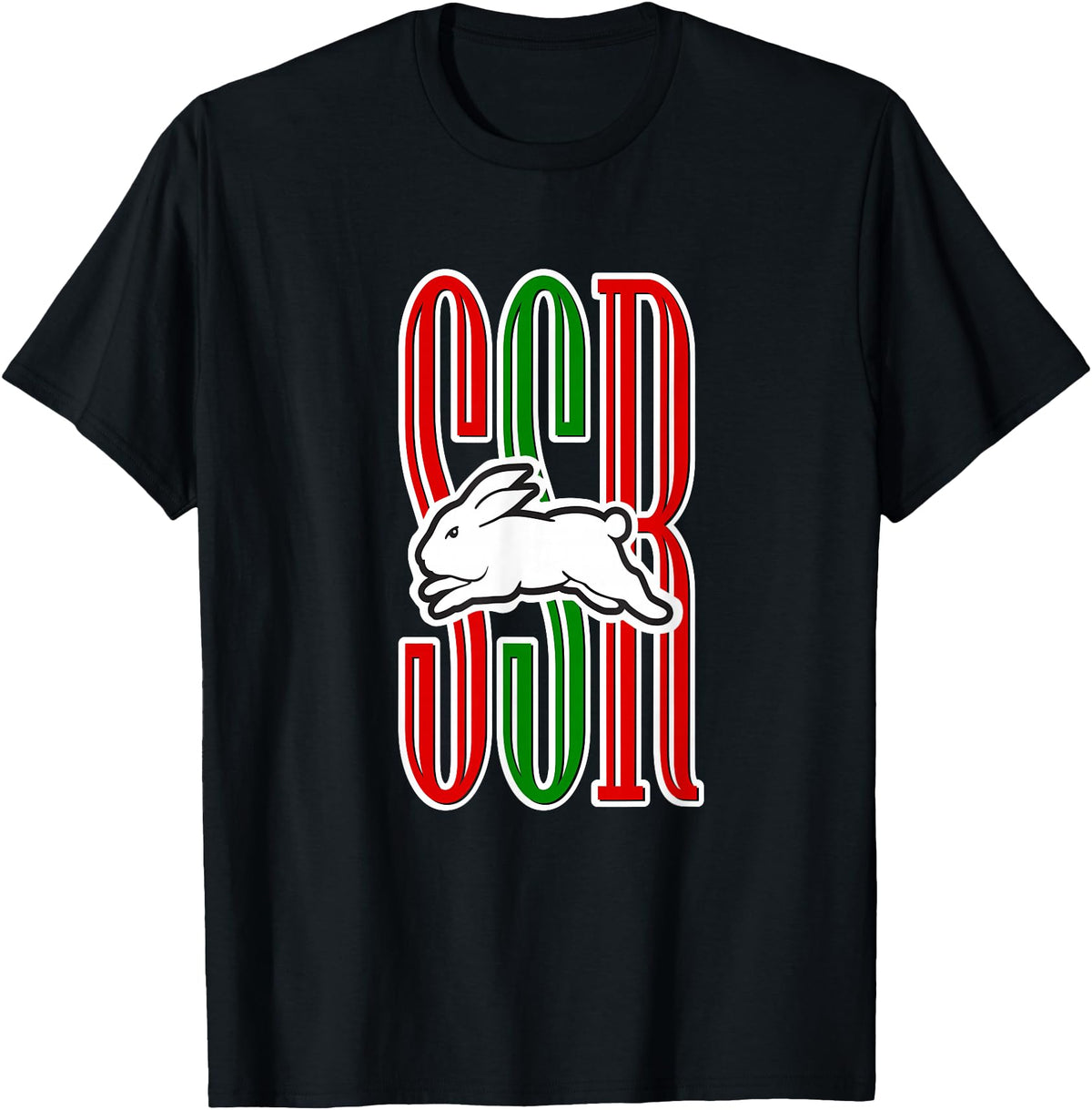 Cute Rabbits Lover Bunny Graphic T-Shirt in Black