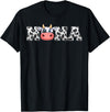 ETHRLO cow im one birthday decorations Shirts Nana Cow Print Cowboy Animal Pattern Farmer Cow Nana T-Shirt - Black