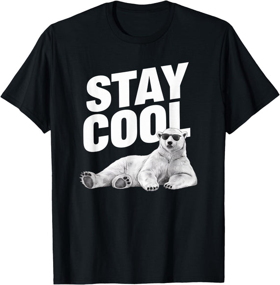 Tennessee Merchant Stay Cool Polar Bear T-Shirt - Black