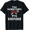 Hereford Hog T-Shirt The Hereford Pig Whisperer Apparel Breeder Men T-Shirt - Black