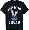 Hip Hop Squad Funny Happy Easter Bunny Rabbit Children Boys T-Shirt in Black