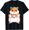 Hamster Lovers Girls Ladies T-Shirt - Black
