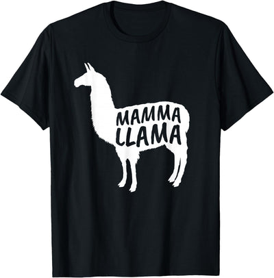 Mamma Llama T Shirt Mamma Llama Tshirt Alpaca Lover Shirt T-Shirt