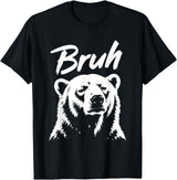 Bruh Polar Bear Meme Face T-Shirt