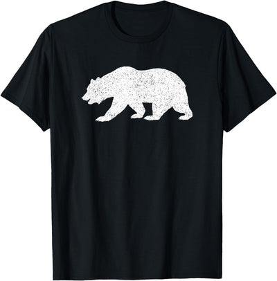 California Grizzly Bear State Flag CALI Republic Silhouette T-Shirt