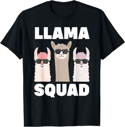 Funny Llama Gift Llama Lover Accessories & Stuff Funny Llama Design For Men Women Llama Alpaca Farm Animal T-Shirt