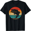 Fishing Accessories & Clothing Gifts Women Men Fish Retro Style Vintage T-Shirt - Black