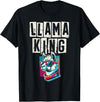Llama Alpaca Lover Gifts Llama King Llamas Animal Lover T-Shirt - Black
