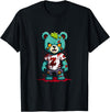The Big Teddy Bear Crew Teddy Bear Scary Zombie Halloween Costume T-Shirt - Black