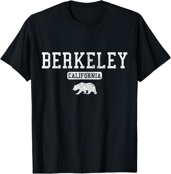 Berkeley California - Apparel & Gifts Berkeley California Bear Pride Vintage T-Shirt - Black
