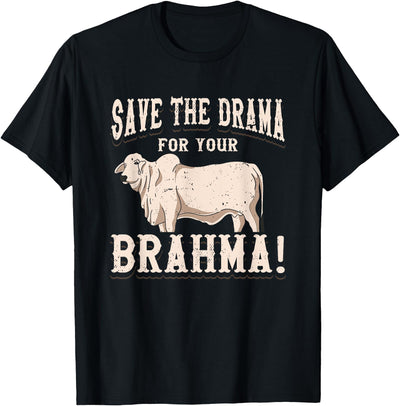 Brahman Cow Livestock Cattle Show Pasture American Brahman T-Shirt