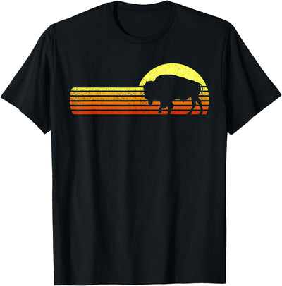 Tribal America Native American Bison Buffalo Bull Western T-Shirt