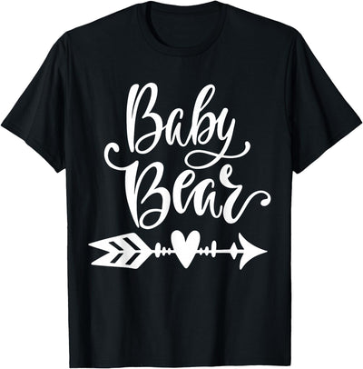 Funny Mama Bear Family Matching Gifts Clothing DJ Baby Bear T-Shirt