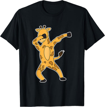 Kids Dabbing Giraffe Clothes Outfit Dab Dance Stuff Art Gift T-Shirt