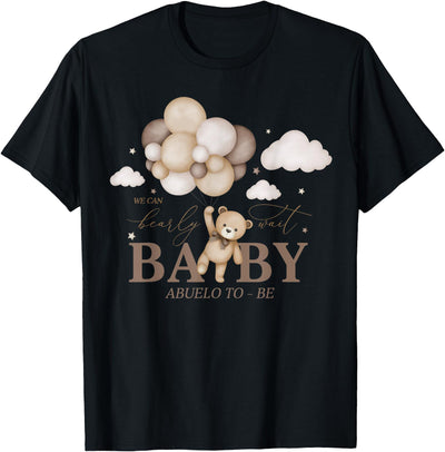 Abuelo We Can Bearly Wait Baby Shower Bear Family Matching T-Shirt