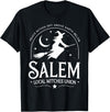 Salem Witch Halloween Apparel Salem Local Witches Union 1692 Witch Halloween Costume T-Shirt - Black