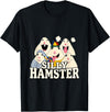 Funny Joke Silly Hamster Brain Rot Meme T-Shirt - Black