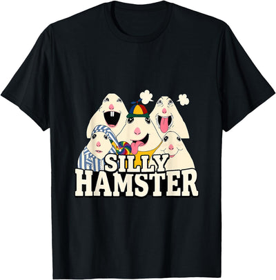 Funny Joke Silly Hamster Brain Rot Meme T-Shirt
