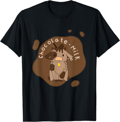 Kawaii Chocolate Milk Cow T-Shirt
