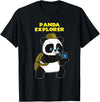 Panda Bear Lovers Clothing Panda Explorer T-Shirt - Black