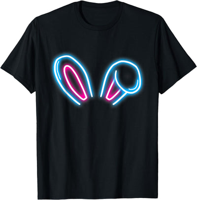 Neon Glow Bunny Ears T-Shirt