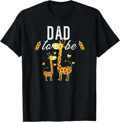Dad To Be Giraffe Baby Shower Cute T-Shirt