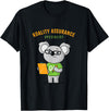 Quality Control Fun Koala Bear, Quality Assurance Specialist T-Shirt - Black