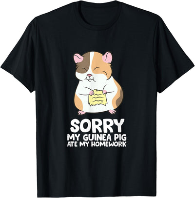 Sorry My Guinea Pig Ate My Homework School T-Shirt