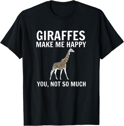 Giraffen machen mich glücklich du nicht so sehr Giraffe Lovers T-Shirt
